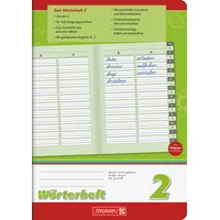 Brunnen Wörterheft Lineatur 2 liniert DIN A5 ohne Rand, 16 Blatt