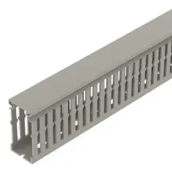OBO 6132498 Verdrahtungskanal METRA Set 60x30 7030 Polyvinylchlorid steingrau RAL 7030 VDK 6030 sgr - 2 Meter