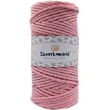 Baumwollkordel 3mm 100m, 46 Farben, Häkelkordel, Geflochten Baumwollkordel 3mm, Makramee Kordel, Makramee Garn, Premium Garn, Makramee Seil (Puderrosa)