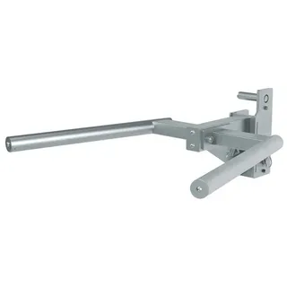 ATLETICA Power Rack R8 Outdoor Dip Bar, Edelstahl silberfarben