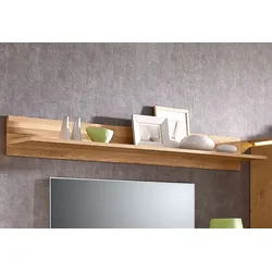 Wandboard VOGL MÖBELFABRIK, braun (wildeiche teilmassiv), Regale, Breite 162 cm