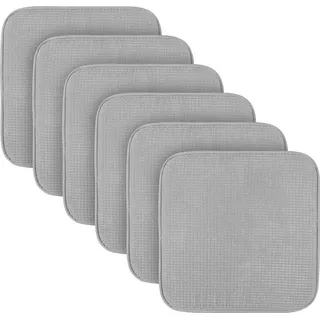 BestLivings Stuhlkissen mit Anti Rutsch Unterseite 38cm x 38cm - Öko-Tex Zertifiziert - Sitzauflage Uni, Stuhlpolster Stuhlauflage