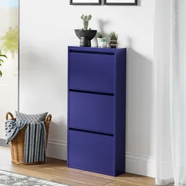 [en.casa] Sokndal 50 x 104 x 15 cm Nachtblau / blau