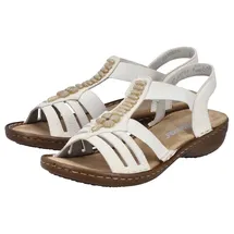 Rieker Riemchensandale Damen Weiß 38