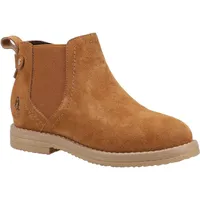 Hush Puppies - Mädchen Stiefeletten "Mini Maddy", Wildleder FS9227 (32 EU) (Hellbraun) - Hellbraun - 32