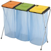 Vileda Nature 3 Müllsackständer, 6-Einheiten, orange/grün/gelb