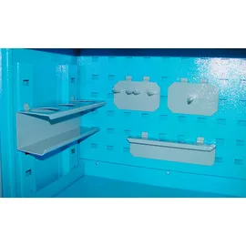 Güde Werkzeugschrank Metall 78x38x193 cm blau/grau abschließbar