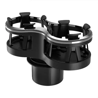 PengGengA Auto Getränkehalter 2 in 1 Doppel Becherhalter Auto mit Verstellbarer Basis Universal Autozubehör Auto Cup Holder Extender Adapter