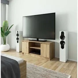 abamihome Akord TV-Lowboard 55 x 120 x 40 cm Braun Holz