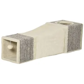 PawHut Katzentunnel 98 x 30 cm Beige