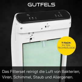 Gutfels Filterset_LR 67014 we | 7-Fach | HEPA-13, Aluminium, Kalt-Katalysator, Formaldehyde-, und antibakterieller Filter