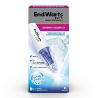 EndWarts EXTRA: Stielwarzen behandeln, Vereisungsmittel zur Behandlung von Stielwarzen an Hals, Brust & Achseln, 9-Einweg-Spitzen & 9 Pflaster, Aufnäher,Spray