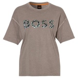 Boss T-Shirt 'EVINA' - Weiß,Grau,Grün - XL
