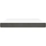 vidaXL Taschenfederkernmatratze Dunkelgrau 180 x 200 cm H3