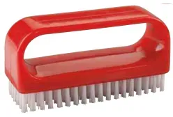 Haug Nagelbürste mit Bügel 71201 , Farbe: rot