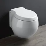 Scarabeo Planet Wand-WC mit WC-Sitz Weiß