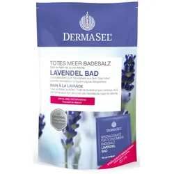 DERMASEL Totes Meer Badesalz+Lavendel  1 Packung Kombipackung