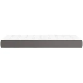 vidaXL Taschenfederkernmatratze Grau 90 x 200 cm H3