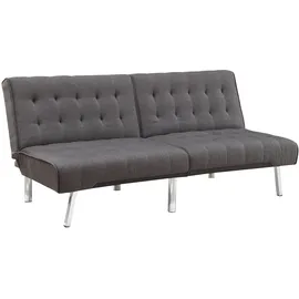 Atlantic Home Collection Schlafsofa, Stoff, Grau