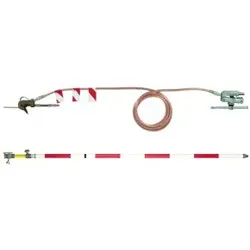 Dehn 750214 Bahnerdungsvorrichtung für Oberleitungen (profilfrei) m. Ratsche u. Haken -SET- BEV OL PF V2 K BEVOLPFV2K
