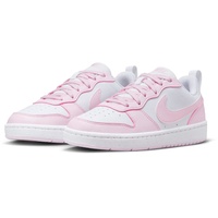 Nike Court Borough Low RECRAFT (GS) Sneaker, White/PINK Foam, 38