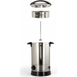 LIVOO Kaffeemaschine 6,8 l 40 Tassen Silber