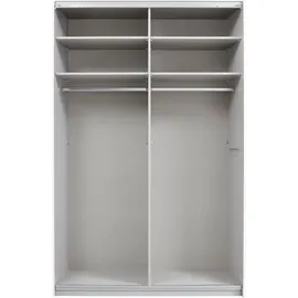 Rauch Quadra mit Spiegelelementen weiß