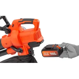 Powerplus Power plus Dual Power Akku-Laubbläser POWDPG75270-40 V Akku-Laubbläser, 3-in-1: Häckseln, Blasen und Saugen, 210 km/h maximale Luftgeschwindigkeit, ohne Batterie und Ladegerät