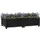 vidaXL Hochbeet 80 x 40 x 23 cm Schwarz