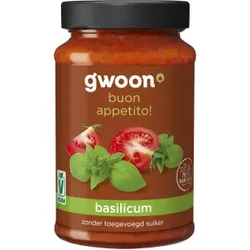 Gwoon Basilikum Pastasauce 490g