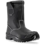 Lendeo Polar Black S3 CI SRC Stiefel gefüttert schwarzt Sicherheitsschuh Arbeitsstiefel, Größe:45 EU - 45 EU