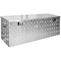 Trucky Anhänger-Deichselbox Truckbox Box Werkzeugkiste Anhängerbox Deichselbox 15 Größen Alumium