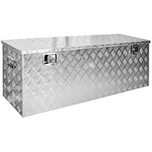 Trucky Anhänger-Deichselbox Truckbox Box Werkzeugkiste Anhängerbox Deichselbox 15 Größen Alumium