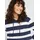 bonprix Kapuzensweatshirt Gestreift Blau 36/38