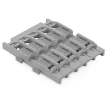 WAGO 221-2535 Befestigungsadapter,5-fach,für Durchgangsverbinder mit Hebel,grau 2212535 - 5 Stück