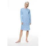 MEY Nachthemd Floral Blau XL