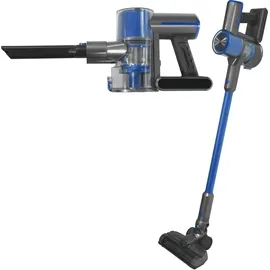 DMS® 2in1 Zyklon Akku Staubsauger kabelloser Handstaubsauger, Elektrobürste - Blau/Grau
