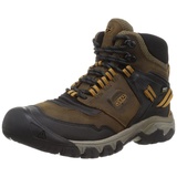 KEEN Herren Ridge Flex Mid Waterproof Wanderstiefel, Bison/Golden Brown, 42