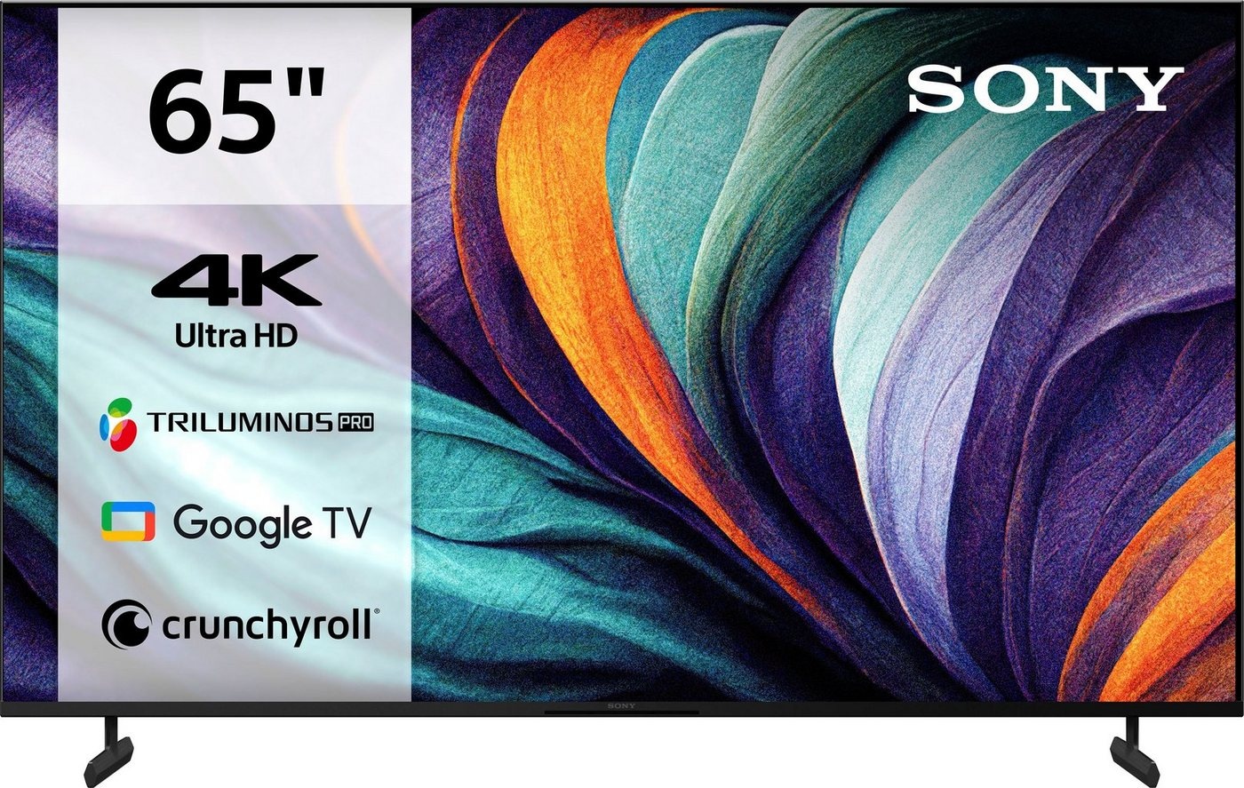Sony KD-65X80L LED-Fernseher (164 cm/65 Zoll, 4K Ultra HD, Google TV, Smart-TV, HDR, X1-Prozessor, BRAVIA CORE, Triluminos Pro, HDMI 2.1, Gaming-Menü) schwarz