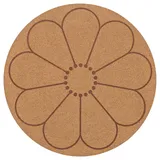 IKEA SVARTVIDE Tischset Kork/gemustert Blume