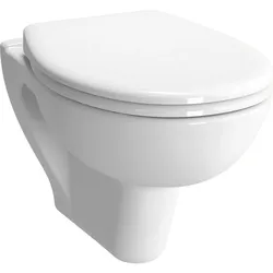 Wand-Tiefspül-WC S20, runde Form, spülrandlos (Ausführung: Wandtiefspül-WC VitrA S20 spülrandlos 355x350x520mm runde Form weiß)