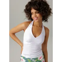Aniston CASUAL Neckholdertop Weiß 42