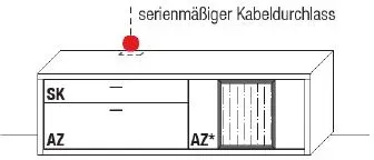 Wöstmann WM 2250 TV-Element 1853 1854