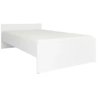 MID.YOU Bett Nepo Plus 120 x 200 cm Buche massiv weiß