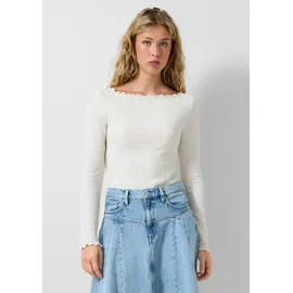 QS Langarmshirt Beige XL