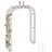 Relaxdays Rosenbogen 240 x 155 x 39 cm Braun