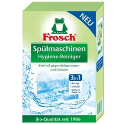 Frosch Spülmaschinen Hygiene-Reiniger, Kraftvoll gegen Ablagerungen und Gerüche, 125 g - Packung