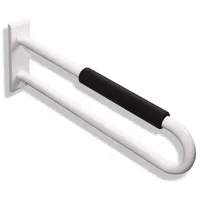 Hewi Wandstützgriff 801 600 mm senfgelb mit Armpolster schwarz