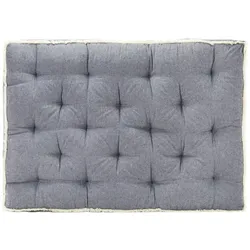 vidaXL Palettensofa-Kissen Blau 120x80x10 cm