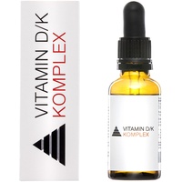 YPSI Vitamin D/K Komplex - Zweifach Vitamin D3 K2 Kombination in MCT Öl gelöst - Vegetarisch - 30 ml Pipettenflasche